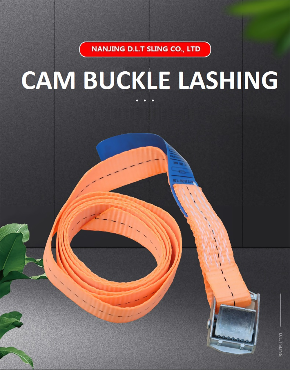 D.L.T SLING Clamp Buckle Lashing System Sistema de amarre con hebilla y abrazadera DLT SLING