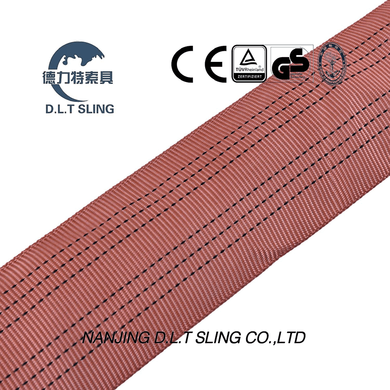 Sling plano de 6 toneladas para levantar