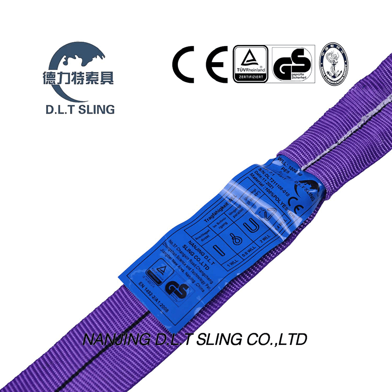 1T Sling redonda de alta calidad para levantar