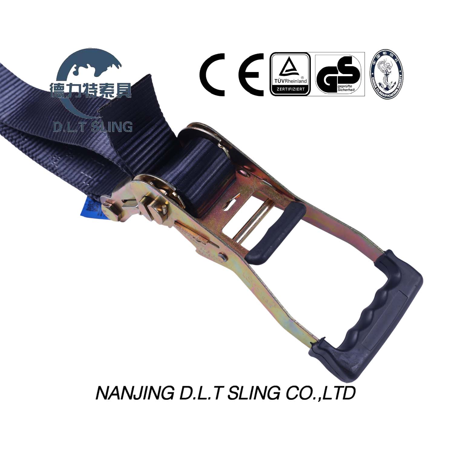 Correas de chalea negro de manejo de huellas dactilares