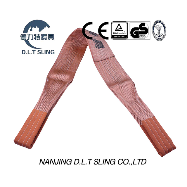 Sling plano de 6 toneladas para levantar