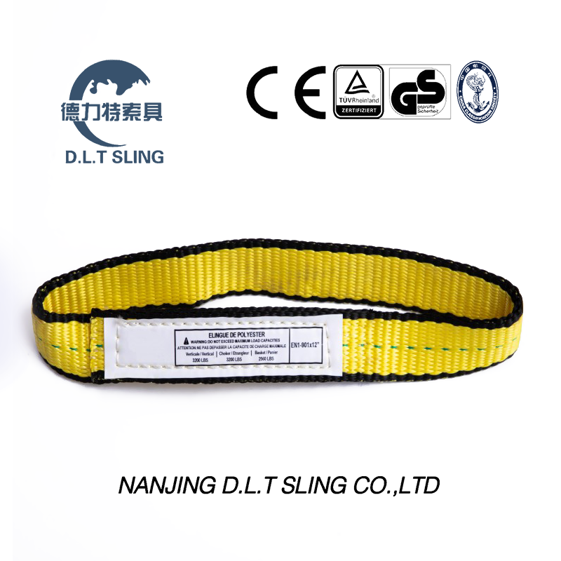 Eslinga de correas de elevación plana sin fin estándar de EE. UU.
