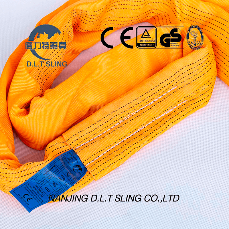 10T levantando el bucle interminable de la esling redonda