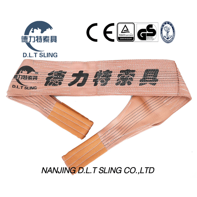 Sling plano de 6 toneladas para levantar
