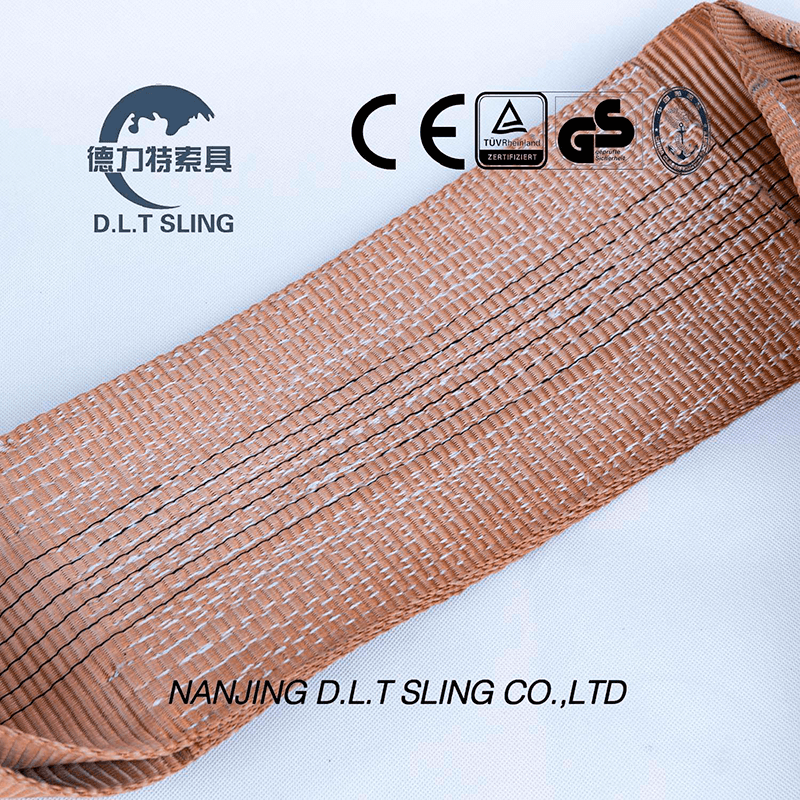 Sling plano de 6 toneladas para levantar