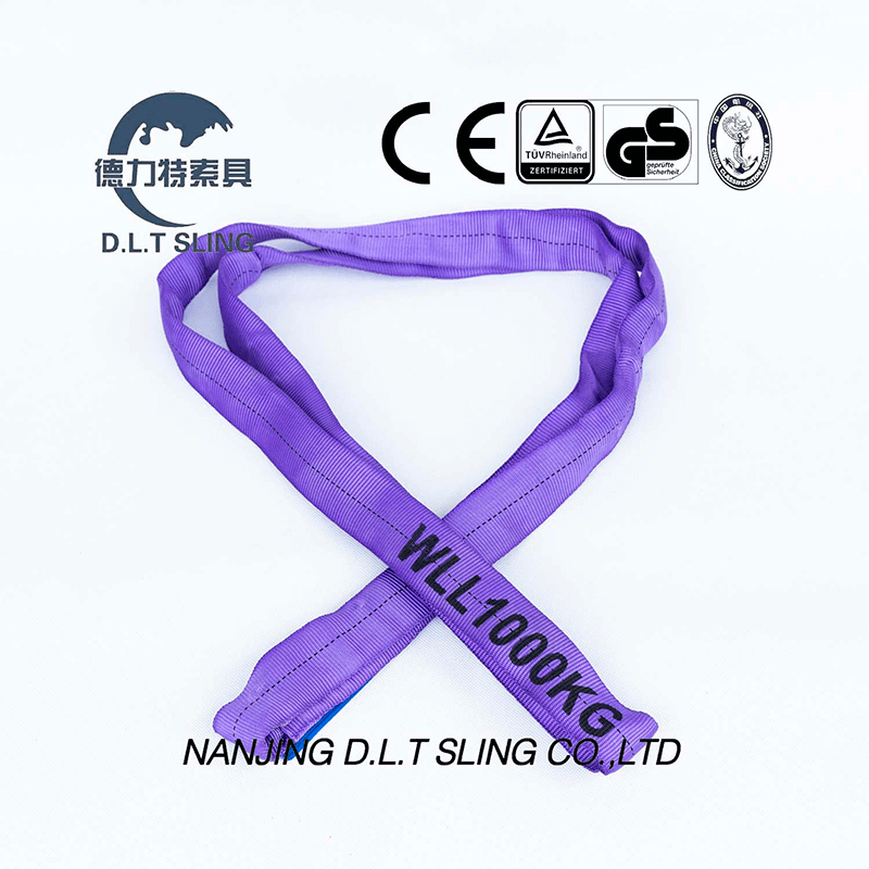 1T Sling redonda de alta calidad para levantar