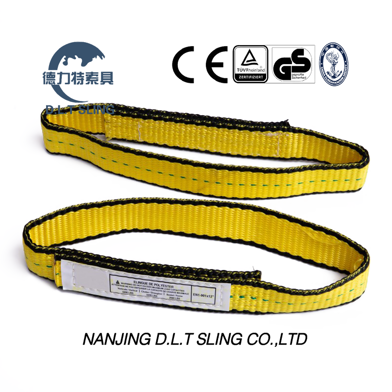 Eslinga de correas de elevación plana sin fin estándar de EE. UU.