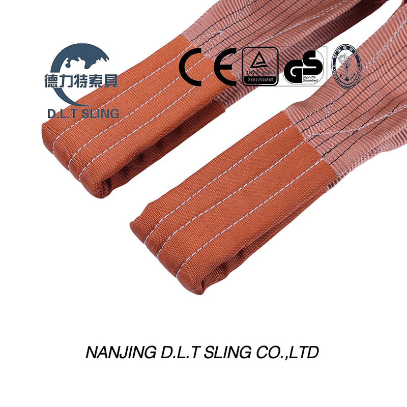 Sling plano de 6 toneladas para levantar