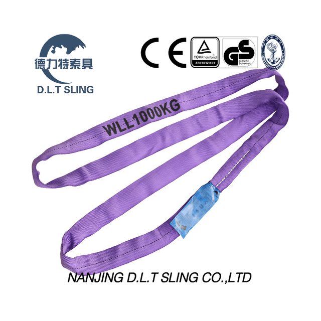 1T Sling redonda de alta calidad para levantar