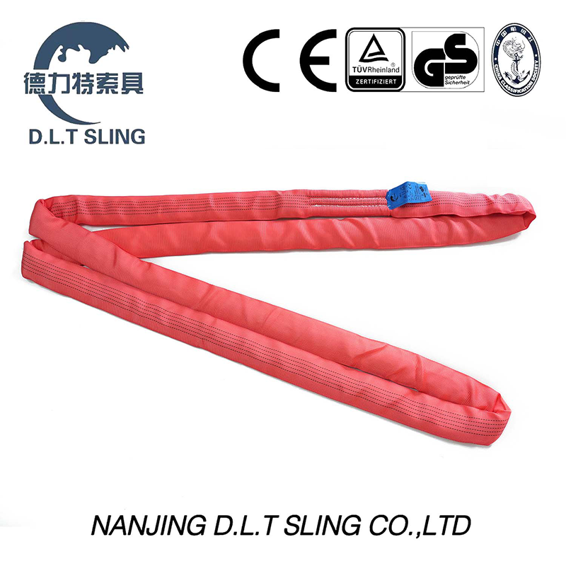 DLT Sling 5t poliéster elevación redonda ling
