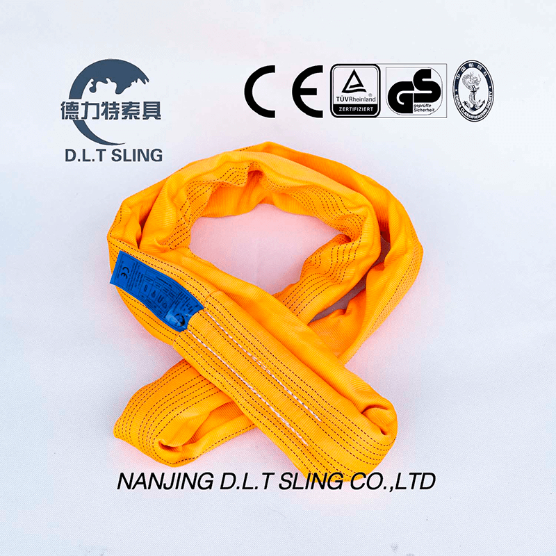 10T levantando el bucle interminable de la esling redonda