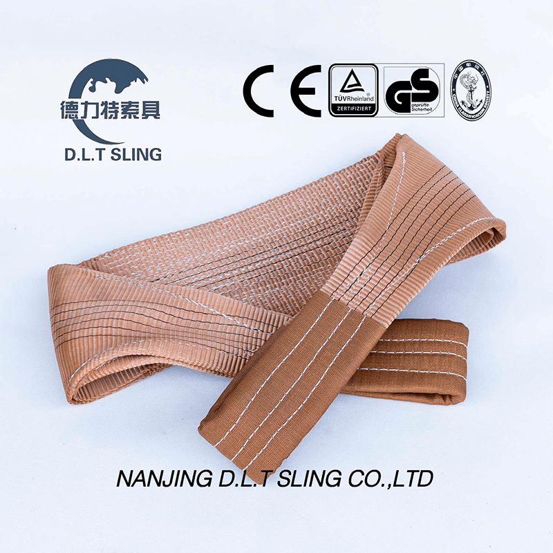 Sling plano de 6 toneladas para levantar
