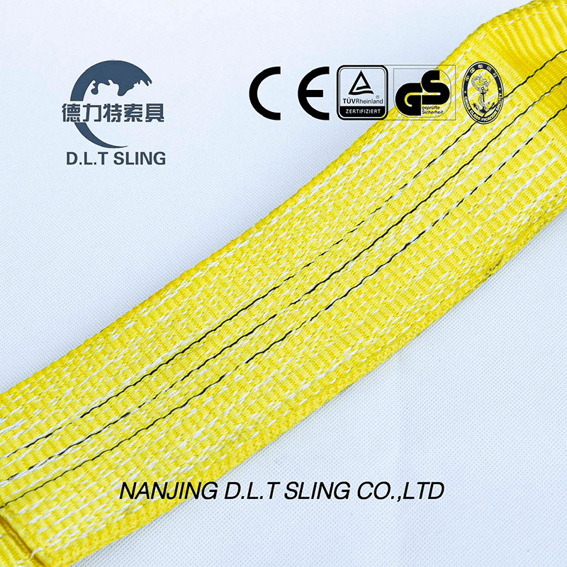 DLT Sling 3ton correas de honda redonda para levantar